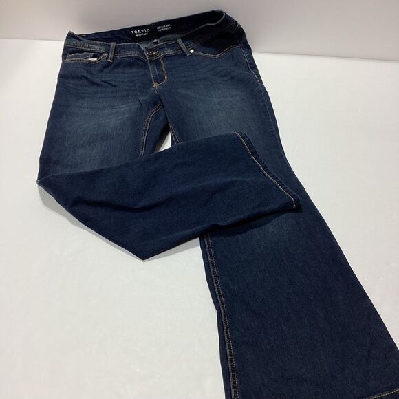Torrid Jeans Luxe Slim Boot Super Stretch Torrid Feel The Fit 14R - Picture 3 of 11